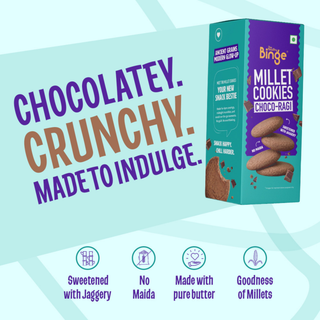Millet Cookies: Choco Ragi | Pack of 2