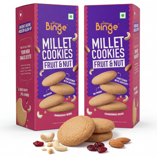 Millet Cookies: Fruit & Nut | Pack of 2