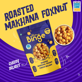 Roasted Makhana: Cheesy Delight family Pack