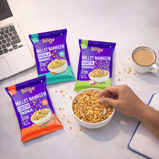 Assorted Millet Namkeen | Pack of 6 | Net wt. 180g